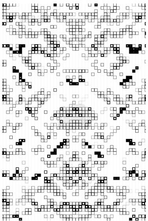 Téléchargez les illustrations : Abstrait géométrique fond noir et blanc avec des carrés. illustration vectorielle - en licence libre de droit
