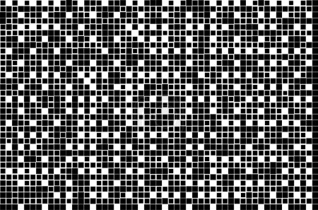Illustration for Halftone pattern. Abstract mosaic of dotted dotted on white background. Graphic vector background of halftone design. - Royalty Free Image