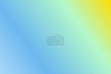 Illustration for Colorful abstract blur gradient background with Baby Blue, Turquoise, Mint, Gold colors. Soft blurred backdrop. Defocused vector illustration template for your graphic design, banner, web - Royalty Free Image