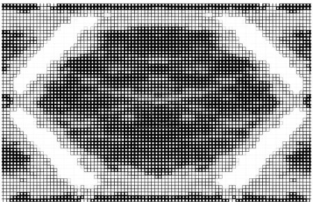 Ilustración de Textura creativa, póster abstracto. fondo de pantalla con píxel blanco y negro - Imagen libre de derechos