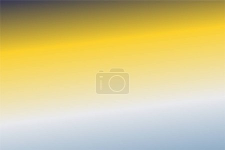 Illustration for Colorful abstract blur gradient background with Blue, Gray Pewter, Yellow, Dark Blue colors. Soft blurred backdrop. Defocused vector illustration template for your graphic design, banner, web - Royalty Free Image