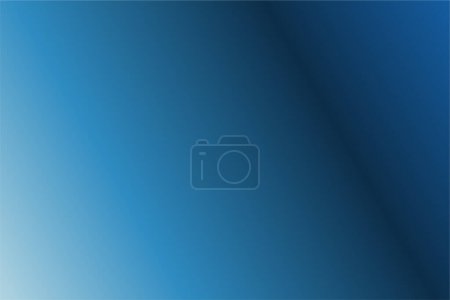 Illustration for Colorful gradient background Midnight Blue, Dark Blue, Blue, Baby Blue - Royalty Free Image