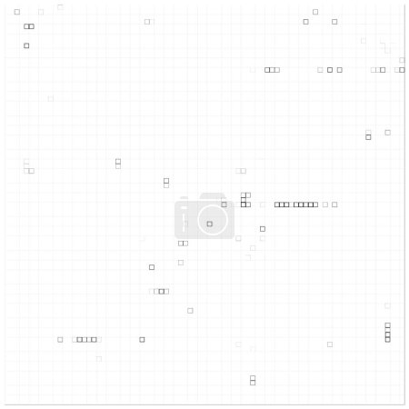 Illustration for Vector abstract geometric squares pattern. - Royalty Free Image