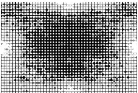 Ilustración de Fondo abstracto con textura geométrica. ilustración vectorial en blanco y negro - Imagen libre de derechos