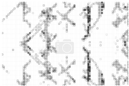 Photo for Abstract black and white grunge monochrome background - Royalty Free Image