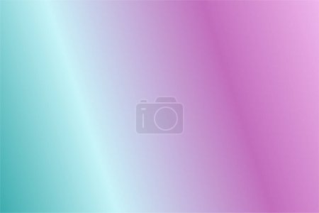 Illustration for Colorful abstract blur gradient background with Blue, Green, Turquoise, Orchid Lilac colors. Soft blurred backdrop. Defocused vector illustration template for your graphic design, banner, web - Royalty Free Image