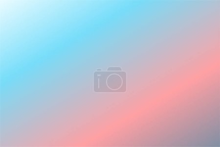 Illustration for Colorful abstract blur gradient background with Baby Blue, Turquoise, Coral Blue, Gray colors. Soft blurred backdrop. Defocused vector illustration template for your graphic design, banner, web - Royalty Free Image