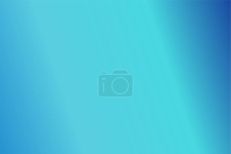 Illustration for Colorful abstract blur gradient background with Blue Grotto, Royal Blue, and Aqua , Tiffany colors. Softly blurred backdrop. Defocused vector illustration template for your graphic design, banner, web - Royalty Free Image