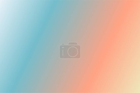 Illustration for Freesia, Salmon, Aquamarine and Baby Blue abstract background. Colorful wallpaper, vector illustration - Royalty Free Image