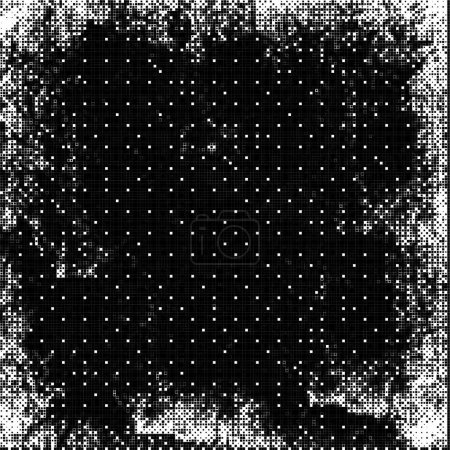Foto de Fondo de patrón de píxeles en blanco y negro - Imagen libre de derechos