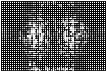 Illustration for Black and white halftone pattern background - Royalty Free Image