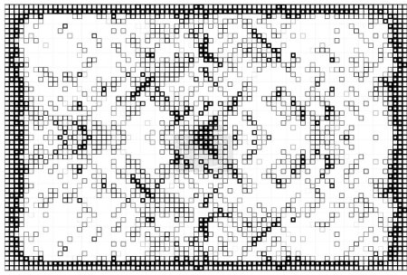 Ilustración de Fondo abstracto. textura monocromática. formas en blanco y negro sobre fondo blanco. - Imagen libre de derechos