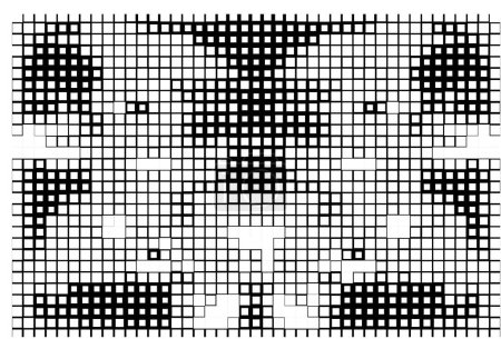 Ilustración de Elementos de diseño de píxeles. fondo de mosaico - Imagen libre de derechos