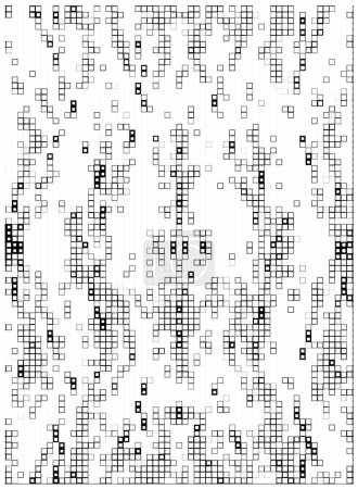 Illustration for Pixel design elements. mosaic background - Royalty Free Image