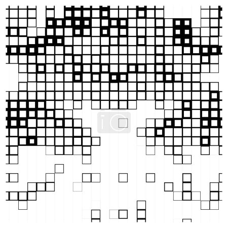 Illustration for Squares design elements. mosaic background - Royalty Free Image