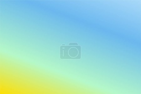 Ilustración de Fondo de degradado de desenfoque abstracto colorido con azul bebé, turquesa, menta, colores dorados. Fondo borroso suave. Plantilla de ilustración vectorial desenfocada para su diseño gráfico, banner, web - Imagen libre de derechos