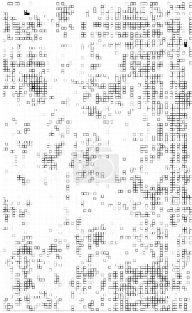Téléchargez les photos : Toile de fond abstraite en mosaïque pixel. fond noir et blanc - en image libre de droit