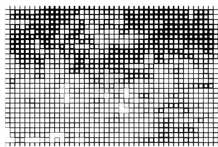 Ilustración de Vector pixel medio tono puntos fondo - Imagen libre de derechos