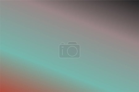 Illustration for Colorful abstract blur gradient background with Black, Coffee Pot, Spearmint, Tiger Lily colors. Soft blurred backdrop. Defocused vector illustration template for your graphic design, banner, web - Royalty Free Image