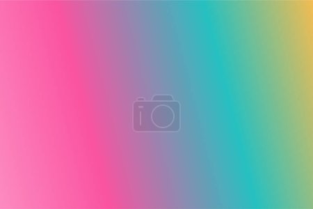 Illustration for Blurred template with Gradient of pink, purple and blue colors. colorful template with transition effect - Royalty Free Image