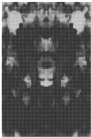 Illustration for Abstract pixelated background. monochrome texture. black and white textured background. pattern background - Royalty Free Image