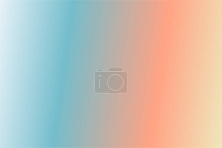 Photo for Freesia, Salmon, Aquamarine and Baby Blue abstract background. Colorful wallpaper, vector illustration - Royalty Free Image