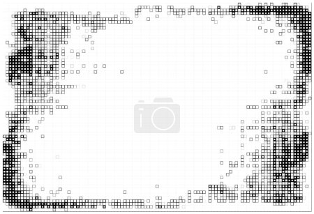 Illustration for Abstract background with squares, vector illustration - Royalty Free Image