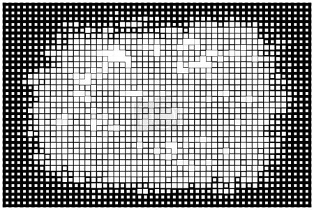 Ilustración de Fondo abstracto con cuadrados, ilustración vectorial - Imagen libre de derechos