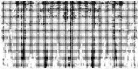 Ilustración de Abstracción a escala de grises, fondo texturizado grunge - Imagen libre de derechos