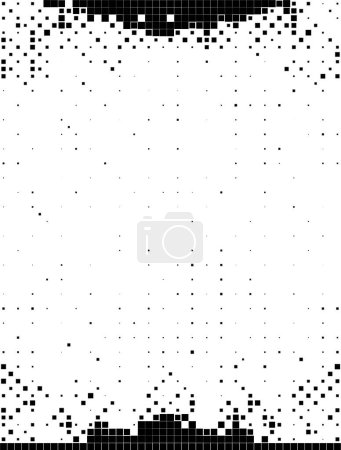 Illustration for Monochrome abstraction, grunge background - Royalty Free Image