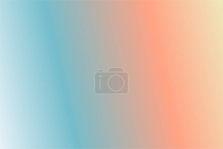 Illustration for Freesia, Salmon, Aquamarine and Baby Blue abstract background. Colorful wallpaper, vector illustration - Royalty Free Image