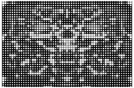 Ilustración de Black and white round grunge texture - Imagen libre de derechos