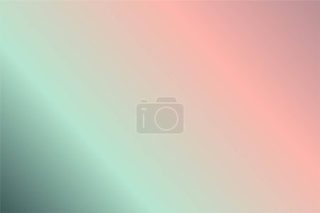 Ilustración de Plantilla de ilustración vectorial desenfocada para su diseño gráfico, banner, web, fondo de degradado de desenfoque abstracto colorido con malva salmón menta verde azulado colores - Imagen libre de derechos