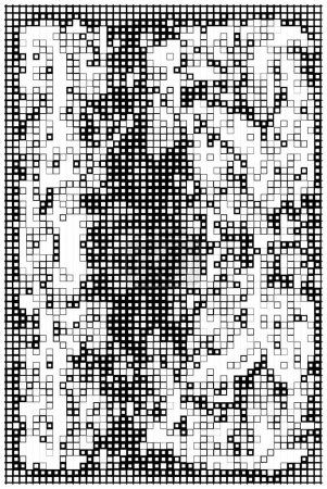 Ilustración de Patrón de mosaico blanco y negro
. - Imagen libre de derechos