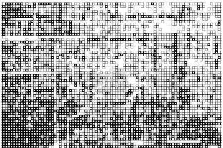 Ilustración de Vector abstracto creativo grungy monocromo texturizado fondo blanco y negro - Imagen libre de derechos