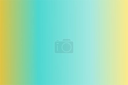 Illustration for Colorful abstract blur gradient background with Yellow, Tiffany, Blue Cyan, and Freesia colors. Softly blurred backdrop. Defocused vector illustration template for your graphic design, banner, web - Royalty Free Image