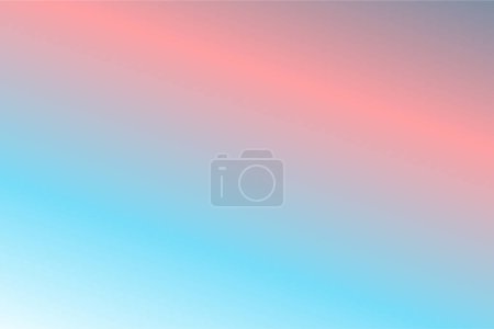 Illustration for Colorful abstract blur gradient background with Baby Blue, Turquoise, Coral Blue, Gray colors. Soft blurred backdrop. Defocused vector illustration template for your graphic design, banner, web - Royalty Free Image