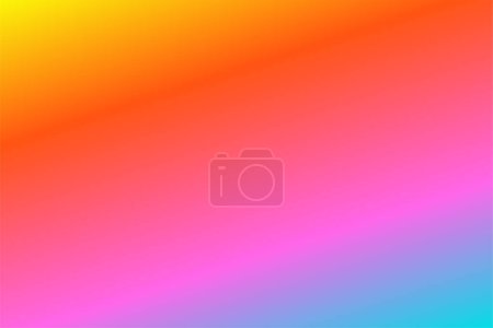 Illustration for Teal Hot Pink, Red, Orange and Gold abstract background, vector illustration - Royalty Free Image