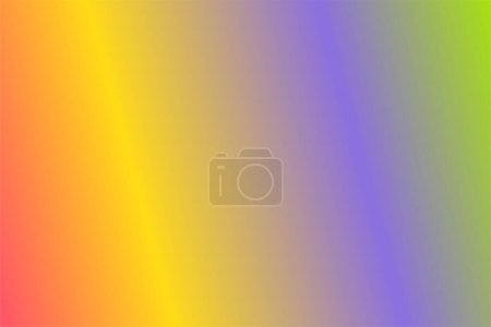 Illustration for Coral Yellow Violet Kelly Green abstract background. Colorful wallpaper, vector illustration - Royalty Free Image