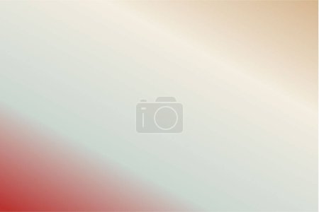 Illustration for Colorful gradient background Scarlet, Celadon ,Cream, Sand ,Dollar - Royalty Free Image