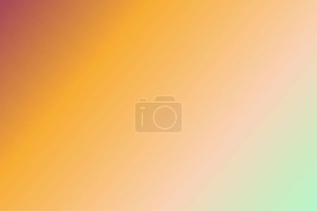 Ilustración de Fondo de degradado de colores suaves pastel abstracto con colores de menta, melocotón, mandarina y marsala - Imagen libre de derechos