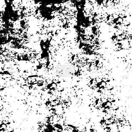 Illustration for Distressed pattern in black and white. grunge texture and background. abstract texture.. - Royalty Free Image