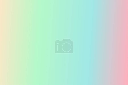 Illustration for Yellow, Mint, Tiffany, Blue and Hot Pink abstract background. Colorful wallpaper, vector illustration - Royalty Free Image