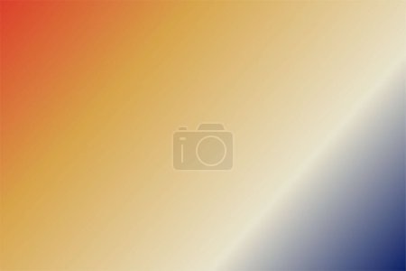 Ilustración de Fondo de gradiente abstracto con colores Royal Blue, Ivory y Cinnabar - Imagen libre de derechos
