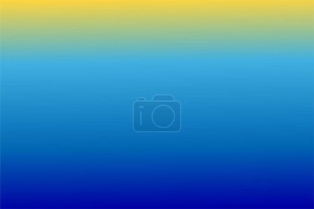 Ilustración de Gradiente abstracto Gruta azul Aguamarina Fondo amarillo. - Imagen libre de derechos