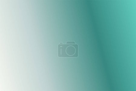 Illustration for Abstract gradient Aqua Teal Green Misty Blue Ivory background - Royalty Free Image