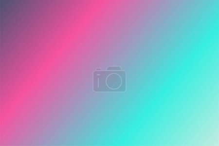 Illustration for Tiffany, Blue, Cyan, Hot Pink and Cornflower abstract background. Colorful wallpaper, vector illustration - Royalty Free Image