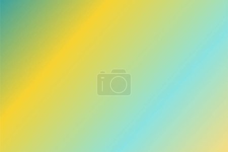 Ilustración de Gradiente colorido Teal, Verde, Oro, Azul Tiffany, Freesia - Imagen libre de derechos