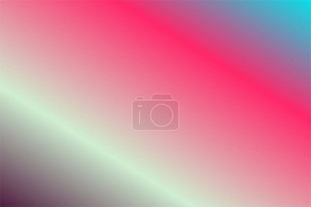 Illustration for Turquoise Rose, Red, Green abstract background, vector illustration - Royalty Free Image