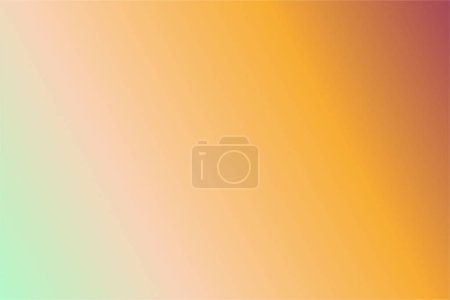 Illustration for Abstract pastel soft colorful gradient background with Mint, Peach, Tangerine, and Marsala colors - Royalty Free Image